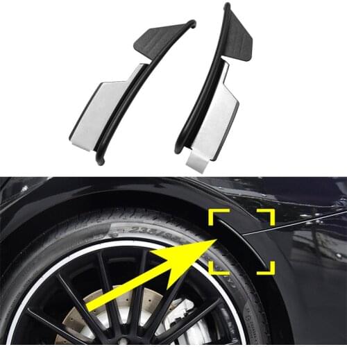 Car Rear Bumper Cover Trim Wheel Eyebrow Fender Flare Extension For Mercedes CLA C117 CLA45 AMG CLA180 CLA200 CLA250 2013-2019