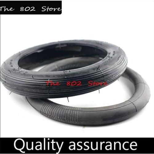 8X1 1/4 8 Inch outer tire & Inner Tube with Bent Valve for A-Folding Bike Electric / Gas Scooter Tube