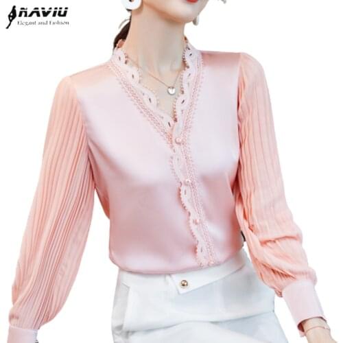 Женские шелковые рубашки NAVIU Elegant and Fashion China At AliExpress