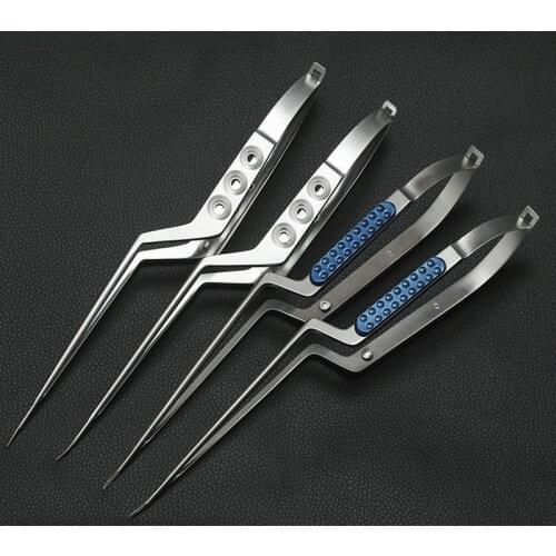 Stainless steel gun-shaped scissors tool extracerebral neurosurgery fine spring type tissue scissors ophthalmic scissors