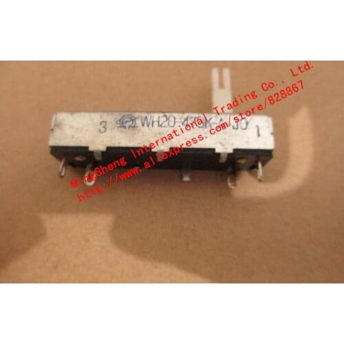 New original 100% WH20-1-0.125W 4.7K 10K 47K 100K 220K 470K potentiometer fader (SWITCH)