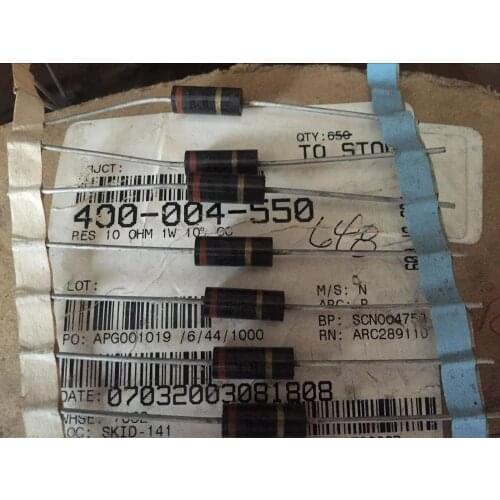 Original new 100% RES 1W series 10R sense resistor (Inductor)