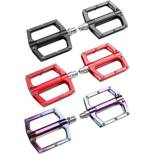 Bicycle Pedal Road BMX Mountain Bike Flat Pedals 9/16 8''aluminum