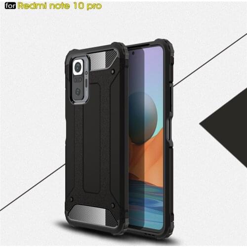 Rugged Dual Layer Armor Case For Xiaomi Redmi Note 10 Pro Coque Shockproof Cover For Xiomi Redmi Note10 Pro 6.67" 2021 Funda
