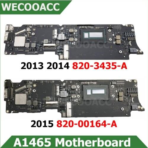 Tested Original A1465 Motherboard 820-3435-A 820-00164-A For Macbook Air 11" A1465 Logic Board CPU i5 i7 2013 2014 2015 years