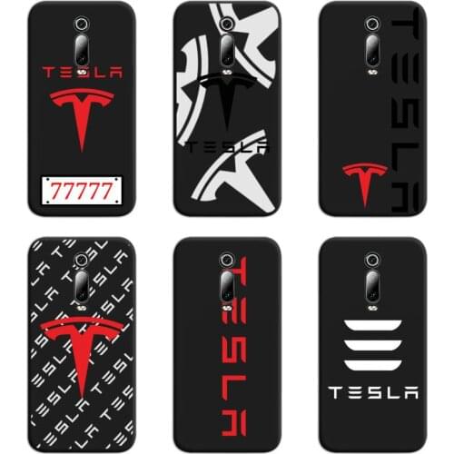 Luxury car brand Tesla Phone Case For Redmi 9A 9 8A 7 6 6A Note 9 8 8T Pro Max K20 K30 Pro