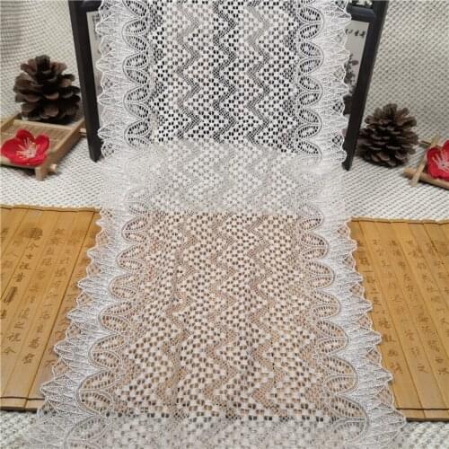 RR1117 20CM newly wavy warp knitting lace for lingerie bras undergarments accessories