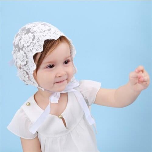 Baby Hat Summer Lace Material Cap For Girl Newborn Photography Props Kids Headwear Infant Hat Childrens Summer Hats
