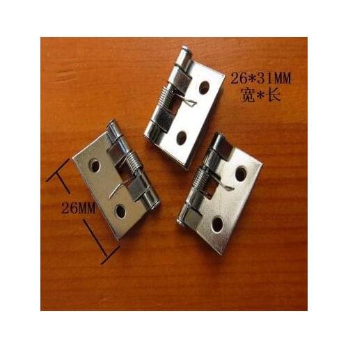 Spring hinge decorative wooden box small furniture hinge 26MM*31MM