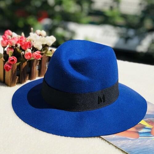 Fibonacci Fedora Hats For Women Fashion Hight Quality Wool Felt Hat Vintage Fedoras Ladies Winter Black Church Cloche Hat
