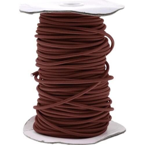 1.6ft - 328ft 0.12" Bungee Rope Shock Cord Roof Racks Trailers Boats Tie Down/ Replacement Tent Folding Rod Elastic Line