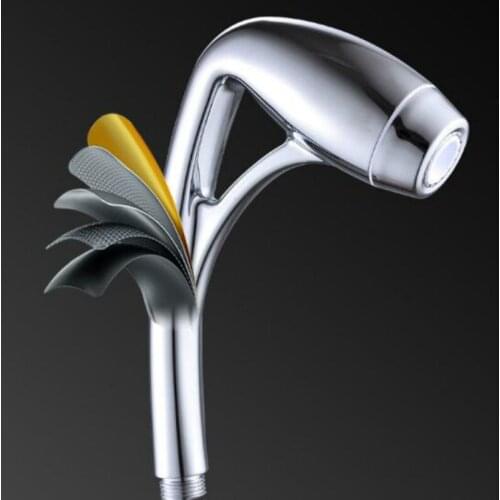 Water Heater Universal Turbo Air Pressurization Technology Handheld Shower Nozzle Wall-mounted Hotel Bathroom Special Top H8061