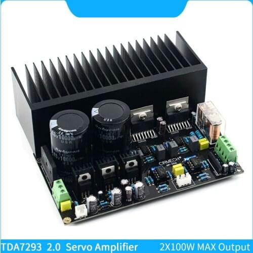 TDA7293 Audio Amplifier 2.0 Channels 2*100W High Power Amplifiers Baord Stereo OP07 DC Servo NE5534 Operational DIY Amp Module