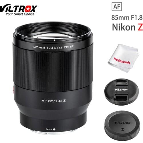 Viltrox 85mm F1.8 STM Full Frame Auto Focus Camera Lens Portrait Prime Lens Eyes Focus AF for Nikon Z Mount Z5 Z50 Z6 Z6II Z7 II