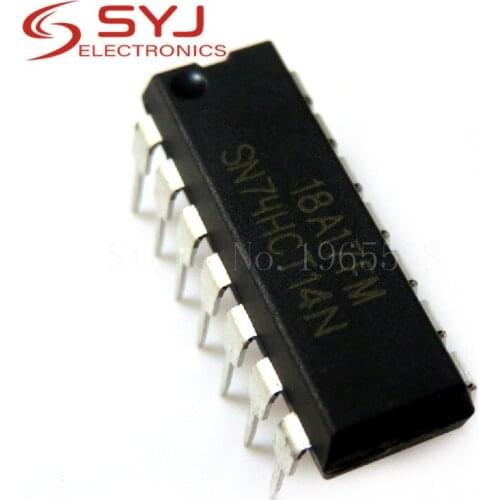 10pcs/lot SN74HCT14N DIP14 SN74HCT14 74HCT14 DIP-14 74HCT14N DIP In Stock