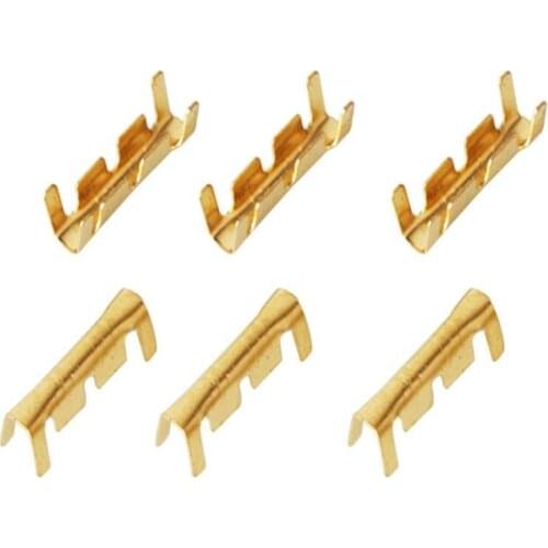 100 pcs DJ453B U-shaped terminals 0.5-1.5mm Splice Terminals Cold-pressed Connector Cable Electric Sertir Wire Connection