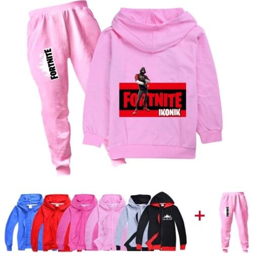 Fortnites Clothes Kids Hoodies Sweatshirts+Pants 2 Pcs Set Boys Girls Fashion Sports Suits