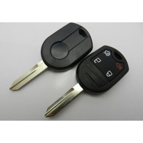 4 BUTTONS REPAIR REPLACE UNCUT KEYLESS REMOTE FOB KEY CASE SHELL 3+1 BUTTONS FOR FORD EDGE RAPTOR
