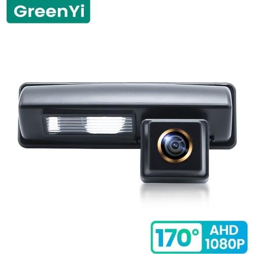GreenYi 170° HD 1080P Car Rear View Camera for Toyota 2007 and 2012 camry Night Vision Reverse Reversing 4 pin Vehicle Parking