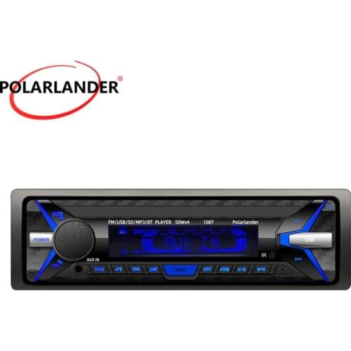 Bluetooth Aux-In RDS+ 1 Din Detachable Panel Car Stereo Audio Radio Car MP3 Player FM AM TF/USB 2018 Newest 3.5" 12V In-dash
