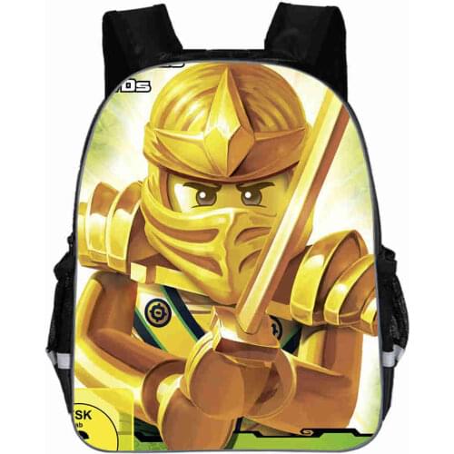 Ninjago Game Kids Backpack Children School Bags For Boys Orthopedic Child Boy BookBag Knapsack Mochila Sets Pencil Bag