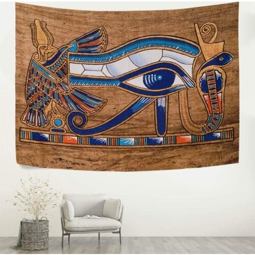 Egyptian Horus Eye Tapestry Wall Hanging Decorative for Bedroom Living Room Dorm Home Décor