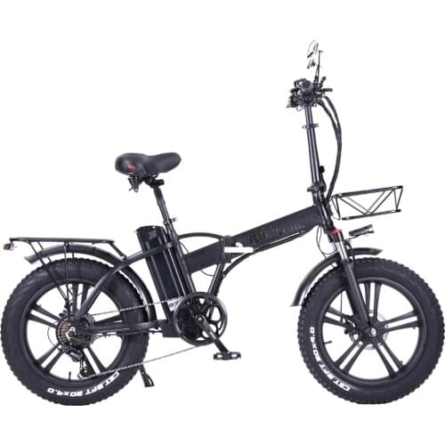 EU Inventory Electric Bike Folding Ebike Fat Tyre 20 Inches Bicycle E-bike For Commuting Travel