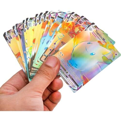 New Spanish Version Pokemon Card Featuring 54VMAX 50GX 50TAG TEAM 50V 1Trainer Game Battle Carte Español Trading Cards Kids Toys