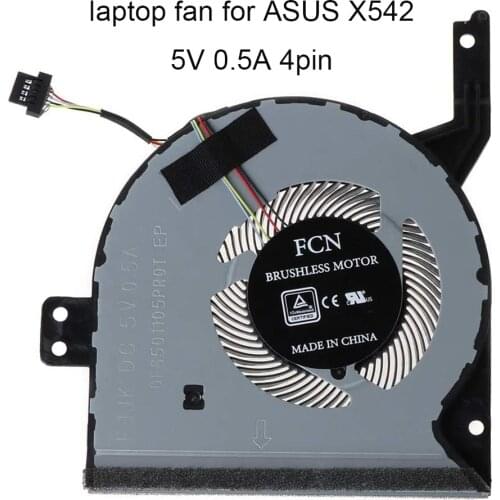 CPU cooler Cooling Fans for ASUS vivobook X542 X542BA X542UA X542UQ X542UR F580U 13NB0FD0T04111 13N1-26P0211 processor Radiator