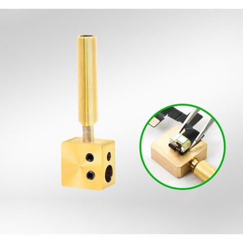 SUNSHINE 3 In 1 Mini Micro Hot Table Easy Disassemble Tin Heating Station for 936 JBC210 T12 Series Rubber Removal Head Tools