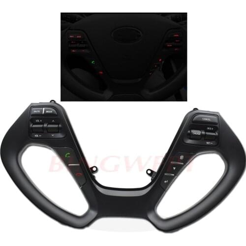 Multifunctional Cruise Control Steering Wheel Modification Button Support Bluetooth Phone Call For KIA K3 KS3