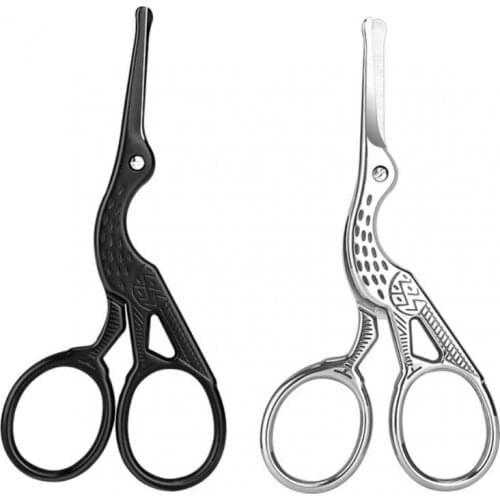 1pc Nose Hair Trimmer Tweezers Stainless Steel Scissors Safety Nose Hair Scissors Manual Makeup Tool Dropshipping TSLM1