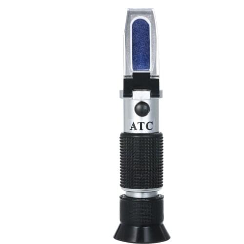 Beer Refractometer with ATC for Beer Wort and Wine Dual Scale - Specific Gravity 1.000-1.130 and Brix 0-32% Homebrew Hydrometer