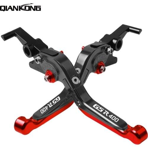 Motorcycle CNC Adjustable Brake Clutch Levers handle for SUZUKI GSR400 2008 2009 2010 2011 2012 2008-2012 GSR 400