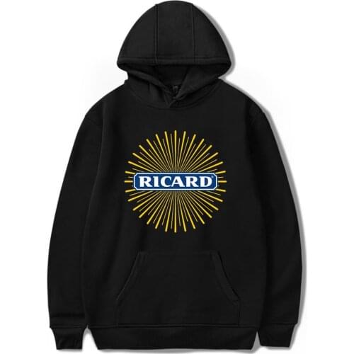 RICARD Hoodies Fashion Sweatshirt Bluza Damska Men Streetwear Casual Women Harajuku Ricard Print Pullover for Women Clothes