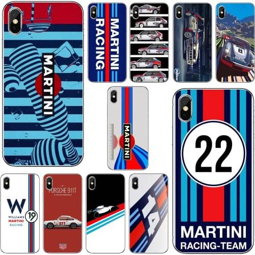 For Xiaomi mi Redmi Note 3 4 4X 5 6 7 8 8t 9 9s 9t 10 pro lite Silicone Cover GOP-Martini-Racing-Colores-Mueve-Logo