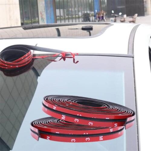 T-Shape Car Rubber Sealing Strips Auto Protector Sticker Window Edge Roof Windshield Trim Noise Insulation External Accessories