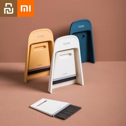 Xiaomi Domestic Mini Broom Desktop Sweep Cleaning Brush Small Broom Dustpan Set Keyboard Sweep Cleaning Brush Portable Tool Mi
