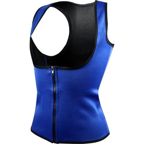 Women Waist Trainer Shaperwear Vest Tummy Belly Girdle Body Shapers Girdles Slimming Belt Waist Cincher Corset Neoprene Zipper