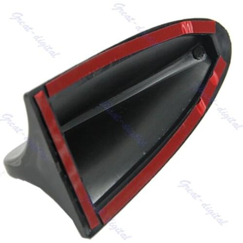 Black Decorate Antenna Aerial Black Universal Auto Car Shark Fin Roof Decorative T3ED