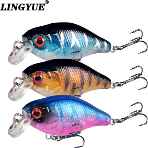 New 4cm/4g 1pcs Fishing Lures High Quality 5 Colors Available Crank bait Artificial Make Lifelike Crankbait Fishing Wobblers
