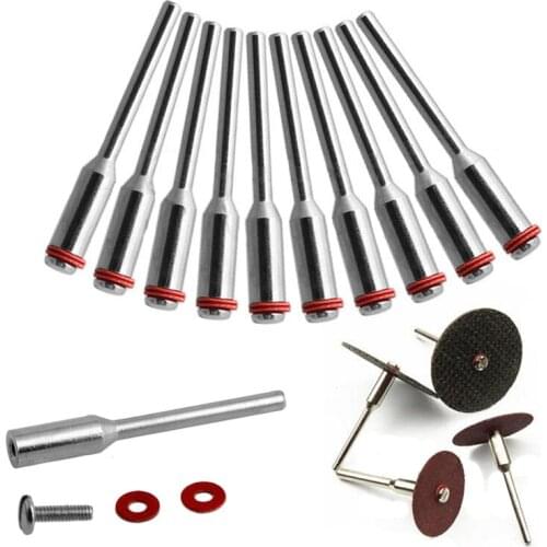 10Pcs/set 3mm Steel Grinding Shank Mandrel Cut-off Wheel for Rotary Accessory