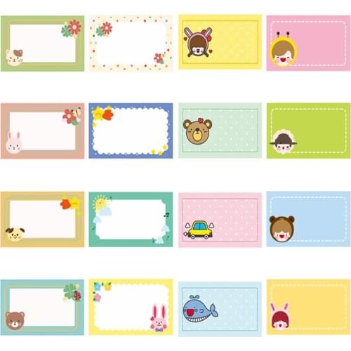 250 Pcs Storage classification Label Stickers 2.5x4.5cm Rectangle Name Label for Home Kitchen Refrigerator Freezer Decor Sticker