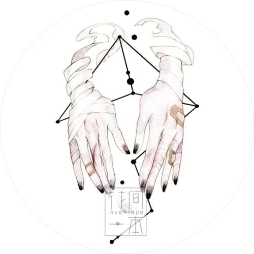 3.5cmx10m Paper Weeping Butterfly Masking Tape Sticker