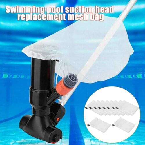 5/10pcs Fine Mesh Filter Bags Vacuum Pool Cleaner Bags Mesh Leaf Bag with Pull and Lock Cord Cleaning Accessory JDH88