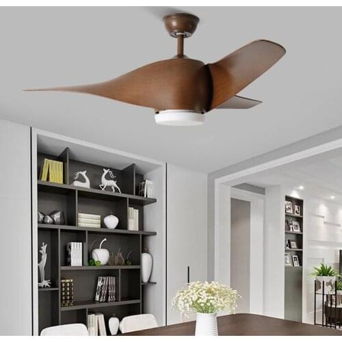 52 inch Retro Ceiling fan Fans With Lights Remote Control frequence Bedroom decor Light ventilator Lamp Vintage led 110v 220v