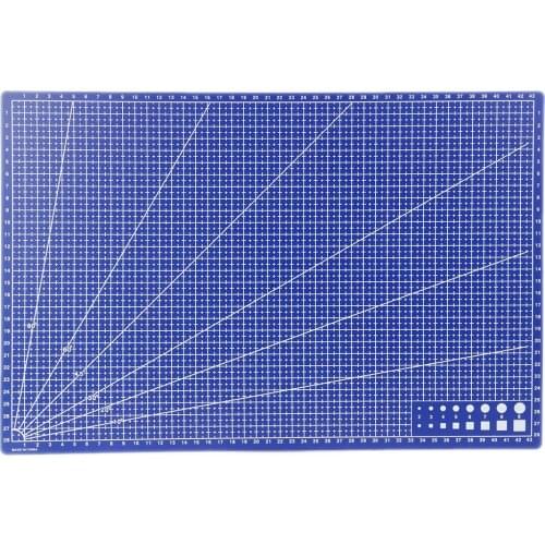 A3 A4 PVC Rectangle Grid Lines Cutting Mat Wear-Resisting Newspaper Hand Book Paper Cutter Tape Ceramic Blade Cutting Knives