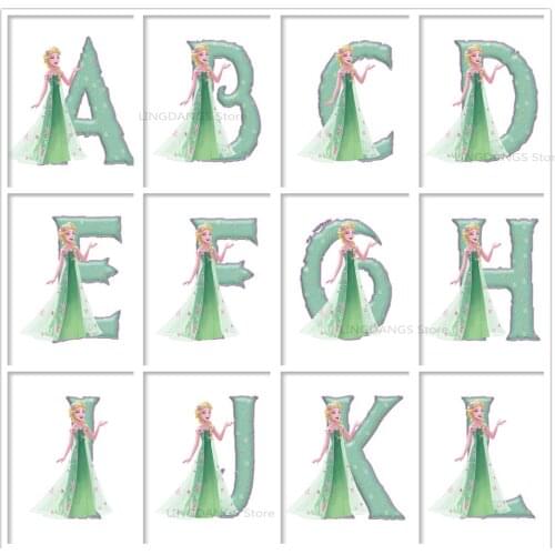 Disney 5d Diy Diamond Painting Princess Aisha Personalized Custom Name Initials Cartoon Diamond Mosaic Cross Stitch Home Decor