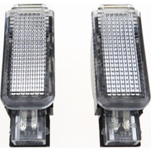 2 pcs 8KD947415C Car Warning Light Trunk Interior Welcome Lamp For Sharan Phaeton A4 A5 A6 S6 A8 Q5 Q7 R8 Yeti S4 S5 Seat Leon