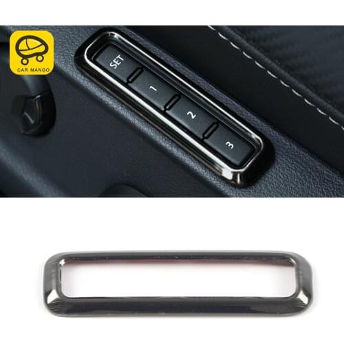 Car Accessories Driver Seat Memory Button Panel Cover Trim Sticker Frame Interior Decoration for Volkswagen Arteon CC 2017-2021